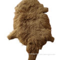 Genuine Light Brown Tibetan/Mongolian Lamb Fur Long Pelt